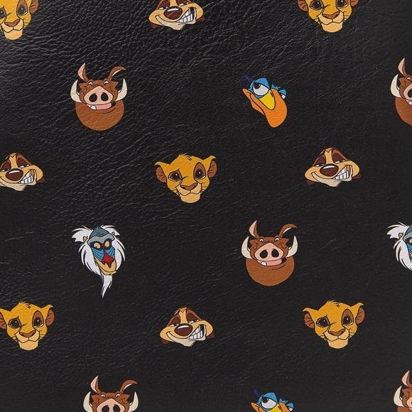 NWT LOUNGEFLY‎ DISNEY The Lion King Cartoon Character Print Mini Backpack main image 9